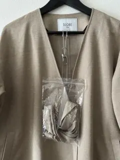 【美品】SLOBE IENA ノーカラージャケット　卒業式入学式用ジャケットのサムネイル