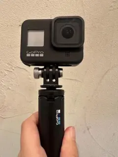 美品GoPro HERO11純正充電付きスタンドグリップ 純正バッテリー3個付き 