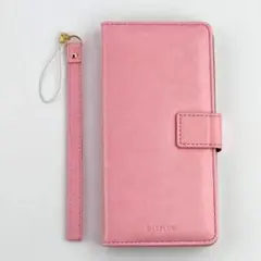 iPhone6Plus 6splus スマホ ケース ピンク 手帳型 スタンドのサムネイル
