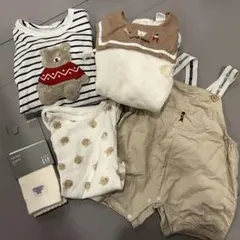 新品アリ⭐︎淡色 ベビー服まとめ売りgap バースデイ cottoli 70-80
