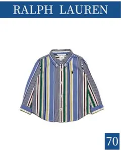 RALPH LAUREN/ラルフローレン ストライプ シャツ size70