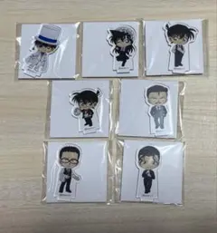 m*a様 名探偵コナン コナンカフェ ミニアクリルスタンドA 7個セット