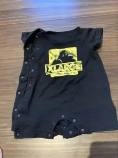 X-LARGE 黒ロンパース