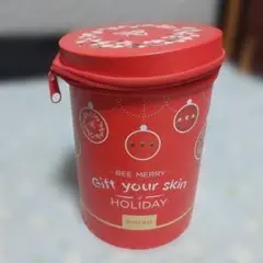 Bee Merry Gift your skin チャック付き収納缶