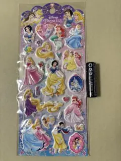 海外購入　ボンボンドロップ風　ディズニープリンセスシール①