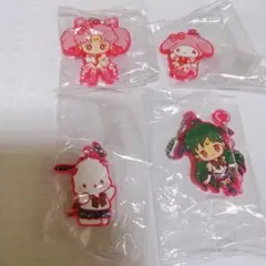 セーラームーン×サンリオ　ラバーマスコット2　セーラーサターン　ポチャッコ