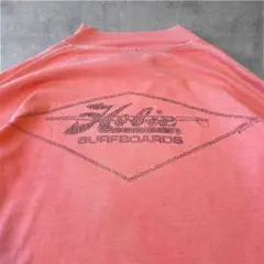 希少 80s-90s USA製 HOBIE ホビー ロンT サーモンピンク Lのサムネイル