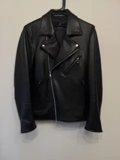 nano universe ダブルライダースジャケット　羊革　M