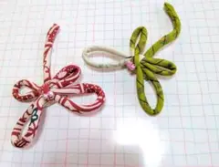 トンボ ブローチ ハンドメイド 着物生地 新品 未使用 和風柄 カラフル
