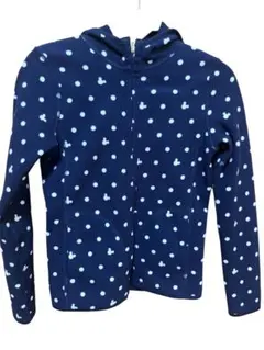 ユニクロ　ディズニー　ミッキー柄フリース　リバーシブル　パーカー