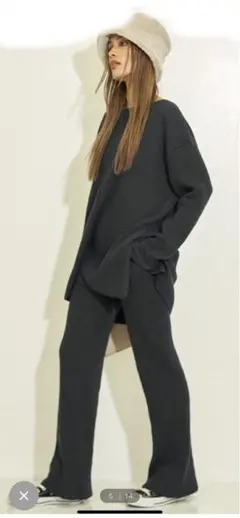 ANAPワッフル編みニット