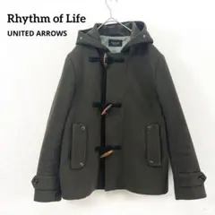 UNITEDARROWS ウールダッフルコート　レディースM カーキ　フード