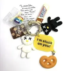 《♡black×white?♡cookies》⭐︎じゃらじゃらキーホルダー