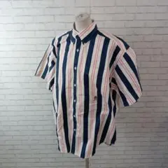 2.20 h104 トミーヒルフィガー 半袖シャツ L 総柄
