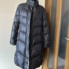 ユニクロ　XL ブラック ダウンロングコート