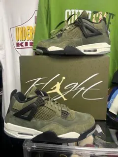 【未使用】AIR JORDAN 4 RETRO SE CRAFT オリーブ