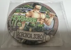 【新品未開封】東京ワンピースタワー　バースデイ缶バッジ　ゾロ　2016