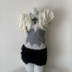 00s y2k fairygrunge fairycore 花柄刺繍キャミソール