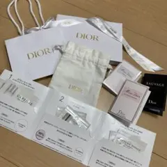 【未使用】Dior 香水1ml 美容液 クリーム サンプル 巾着付き 紙袋付き