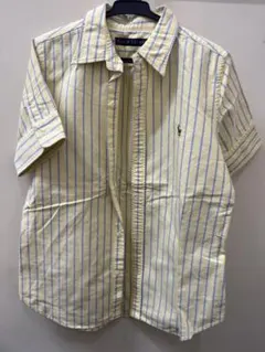 ラルフローレン ポロ　シャツ　イエロー　ストライプ