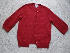 【未使用品】組曲　レッドカーディガン サイズ2