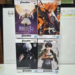 プライズフィギュア4体セット フリーレン 黒崎一護 金木研 リヴァイ