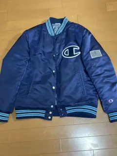 Champion スタジャン M ネイビー