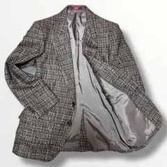 ダーバン テーラードジャケット　ジャケット　Ferla イタリア生地　ツイード