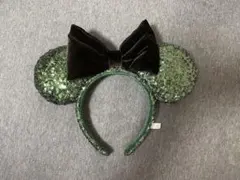 ディズニーカチューシャ ハロウィン グリーン ミニー