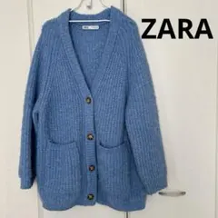 ZARA ライトブルー カーディガン Mサイズ