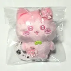ちいかわ ぬいぱれっと さくらいろ マスコット ハチワレ タグ付き 新品未使用