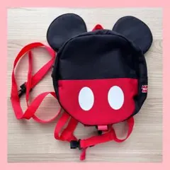 美品✨ミッキーマウス ディズニー 迷子紐付きリュック バースデー 即日発送
