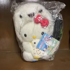 ご当地キティ　ぬいぐるみ　おこじょ ハローキティ オコジョ 雷鳥 キティ ぬいぐるみ 2003年 ご当地