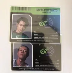 BOT フォトカード　渡邉 廉 JIMMY PSYCHIC FEVER