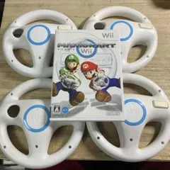 任天堂 Nintendo Wii マリオカート ソフト　ハンドル 4個セット