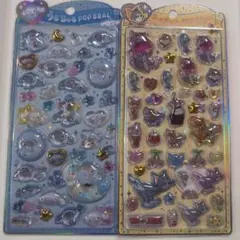 正規品!!うるちゅるポップシール☆シナモントムジェリ2枚セット