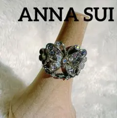 ANNA SUI バタフライ 2連 リング