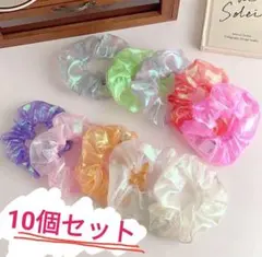 光るシュシュ ライト付き 10色セット イベント・ライブ用