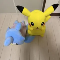 シンガポールポケモンセンター限定品】ラプラス ピカチュウ ぬいぐるみ