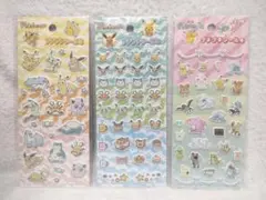 新品 ポケモン プチプチシール 3種セット 【2】