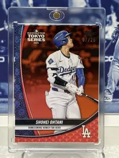 0*3様 Topps 大谷翔平 25枚限定カード 東京シリーズインサート - メルカリ