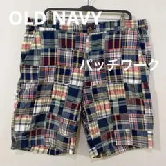 OLD NAVY オールドネイビー パッチワーク ハーフパンツ ビッグサイズ
