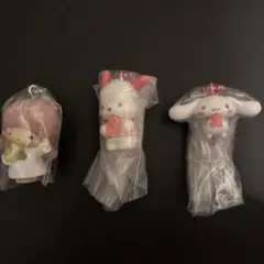 カプセルトイ 3体セット ララ、ポチャッコ、シナモンロール