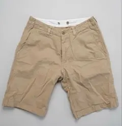 ベージュ ショートパンツ ベルト付き（色違いもサービスでお付けします）のサムネイル