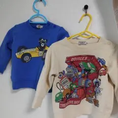 ミキハウスDOUBLE.B トレーナー 2点セット