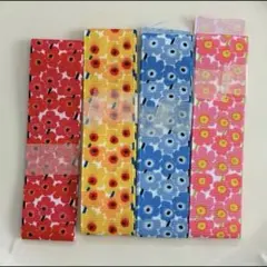 リボン まとめ売り ハンドメイド グログラン キッズ ベビー ヘアゴム 花柄