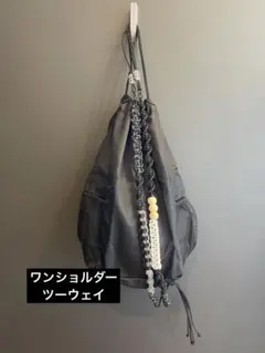 ナップサック　ハンドメイド　パラコード　オシャレ　韓国　リュック　Y2K