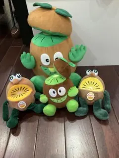 Zespri キウイブラザーズ ぬいぐるみ 4体セットのサムネイル