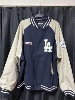 Perushu×MLBオーバーサイズスタジャン ネイビー　ペルーシュ