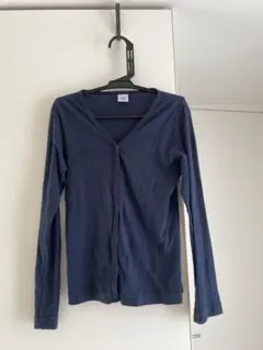 PETIT BATEAU プチバトー　ネイビー 長袖カーディガン 10 ANS